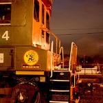 – Discovery & Inspection LIRR Engine yards, Jamaica, Queens, NY. Documentation involved exterior/multiple angle views, of railway engine, signage, walkways, boarding ladder and interior<BR>of operator’s cab.